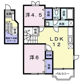 フレンドライトA【2階】の間取り