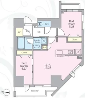 アーバンノット原宿【5階】の間取り