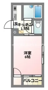 ロータリーマンション藤田町【1階】の間取り
