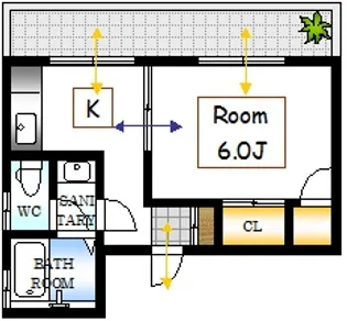 ケーワイコーポ【3階】の間取り