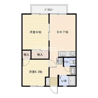 オリーブハイツ【2階】の間取り