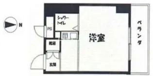 ヴェラハイツ大島【3階】の間取り