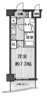 グランド・ガーラ西麻布【6階】の間取り