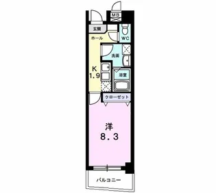 ガーデンフォート公津の杜【6階】の間取り