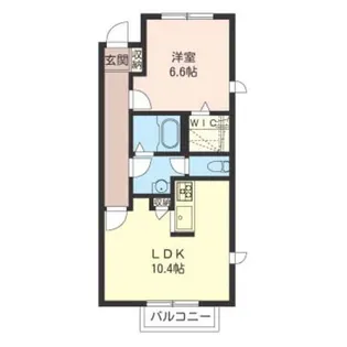 プリムヴェールB【2階】の間取り