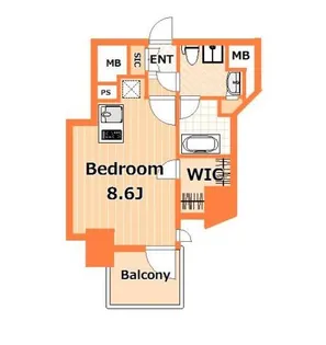 ザ・パークハビオ横浜東神奈川【3階】の間取り