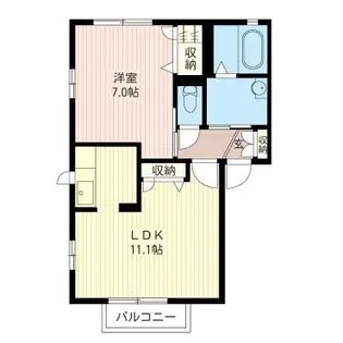 ブライトンティアラ A【2階】の間取り