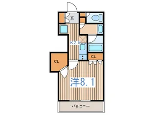 メルクマール京王笹塚レジデンス【12階】の間取り