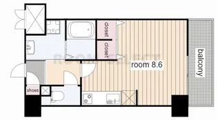 パルティール金山【7階】の間取り