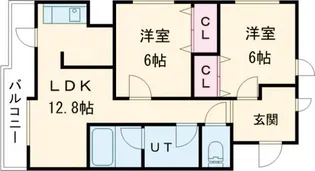 りら・ガーデン・ときわ【3階】の間取り