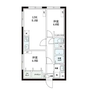 レピュア本郷レジデンス【2階】の間取り