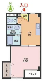 トレビアン大東II【2階】の間取り