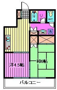 トリエールもとまち【2階】の間取り