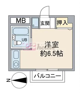 ユニーブル方南町【3階】の間取り