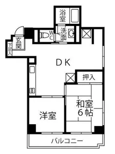 ティンバー小林【4階】の間取り