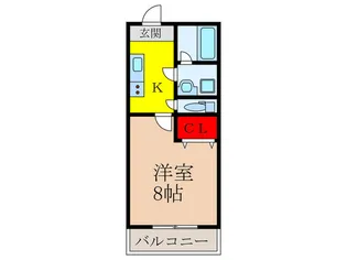 パウゼ西本町【7階】の間取り