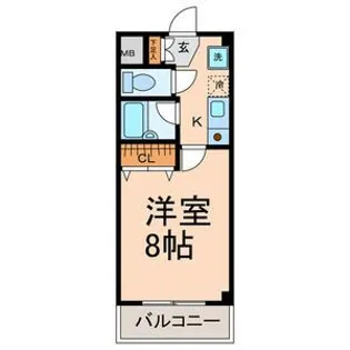 リバティハウス【4階】の間取り