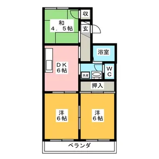メゾンSEKI【2階】の間取り