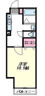 オーロラ三田【5階】の間取り