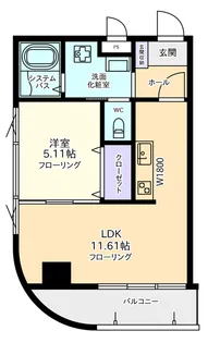 ヒルクレスト越谷【5階】の間取り