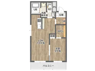 ユーコート【1階】の間取り