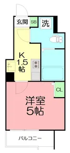 Comodo Honーatsugi【1階】の間取り