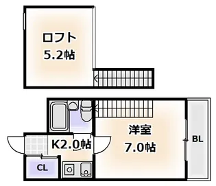 シャンテジョイフル【9階】の間取り
