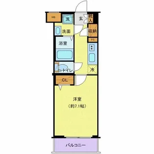 クレヴィスタ大塚【4階】の間取り
