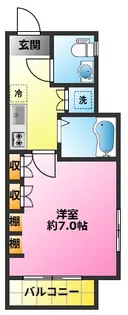 ダイユー12番館【1階】の間取り