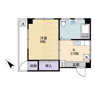 イナリビル【3階】の間取り