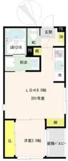 PRIME智明【2階】の間取り