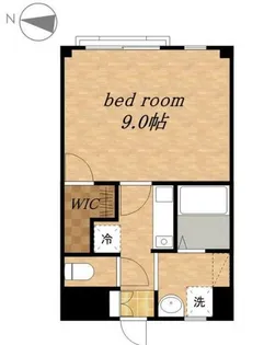 ハーツロケーション【1階】の間取り