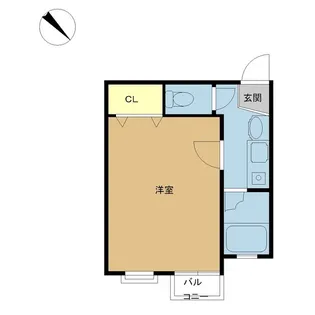 エルメゾンII号棟【2階】の間取り