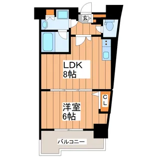 グランドロアール仙台西公園【2階】の間取り