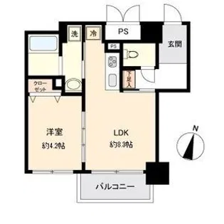 KDXレジデンス一番町【5階】の間取り