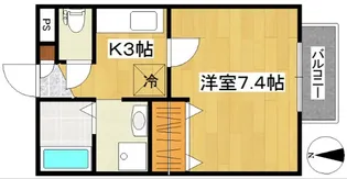 ラ・ヴィヌーボー雨宮【1階】の間取り