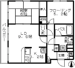 グランヴェール高円寺WEST【1階】の間取り