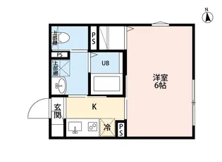 robot home 竹ノ塚【1階】の間取り