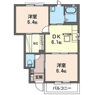 みずほメゾンB【1階】の間取り