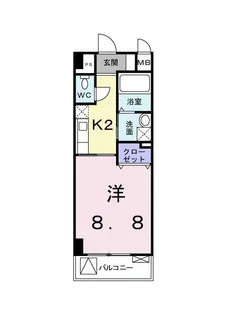 ネオ・ブリーズ【5階】の間取り