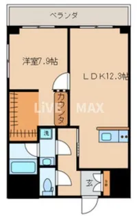 シルキーハイツ九段南2号館【8階】の間取り