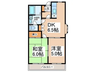 スパシ-バ積川の間取り