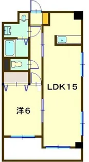 ハイツキヨシ【3階】の間取り