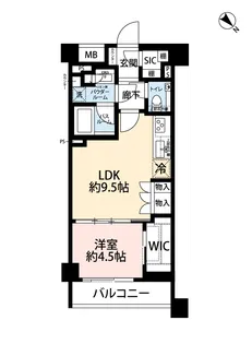 シティテラス文京小石川【4階】の間取り