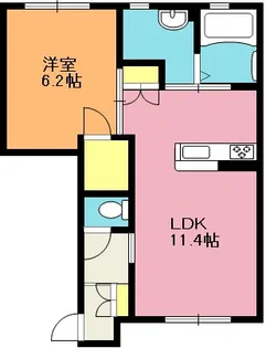 【SHM】ジョワ・コライユ IV【1階】の間取り