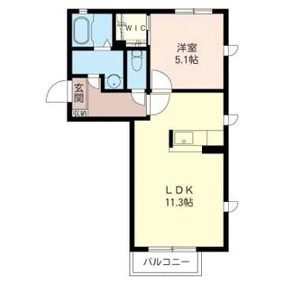 ハニーエイト【2階】の間取り
