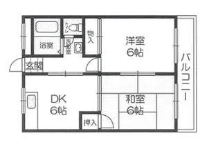 エスポワールささゆり【3階】の間取り