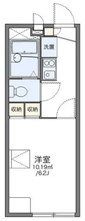 レオパレスグランドゥールB【2階】の間取り