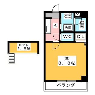 M3.Elmundo【4階】の間取り