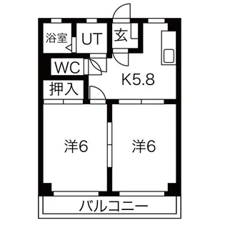 サントピア東山【2階】の間取り